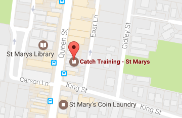 Catch Training Location - St Marys